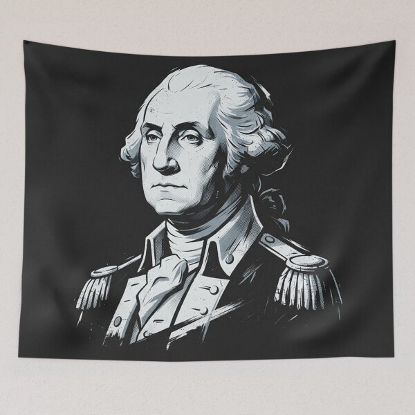 Item preview, George Washington Vintage Portrait Illustration designed and sold by Owcomm.