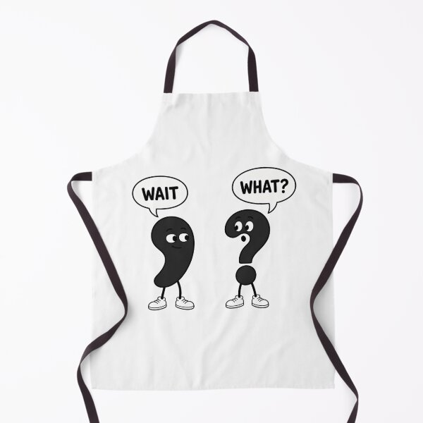 Item preview, Wait What Funny Comma Question Mark Design designed and sold by TshirtsOnline-.