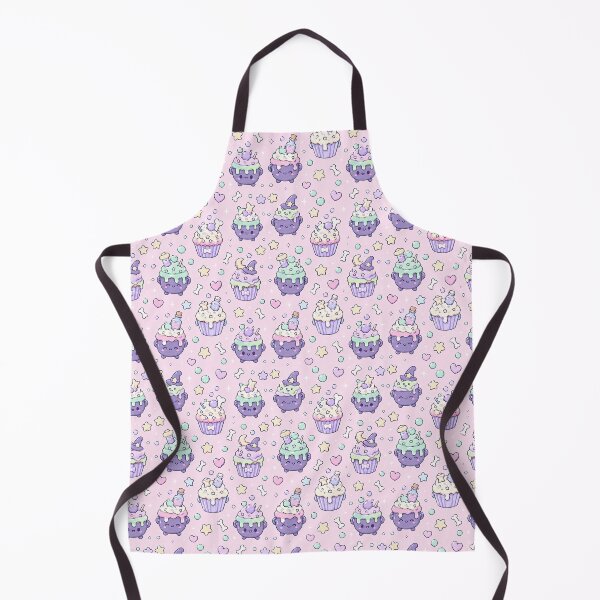 Item preview, Kawaii Cauldron Cupcake Pattern designed and sold by Soft Berry Studio.
