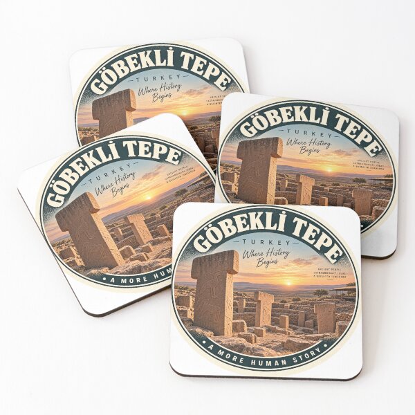 Item preview, Gobekli Tepe Turkey Vintage Travel Badge – Ancient History Souvenir designed and sold by DreamPaw Studio.