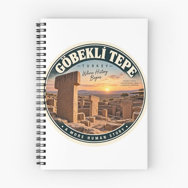 Item preview, Gobekli Tepe Turkey Vintage Travel Badge – Ancient History Souvenir designed and sold by DreamPaw Studio.