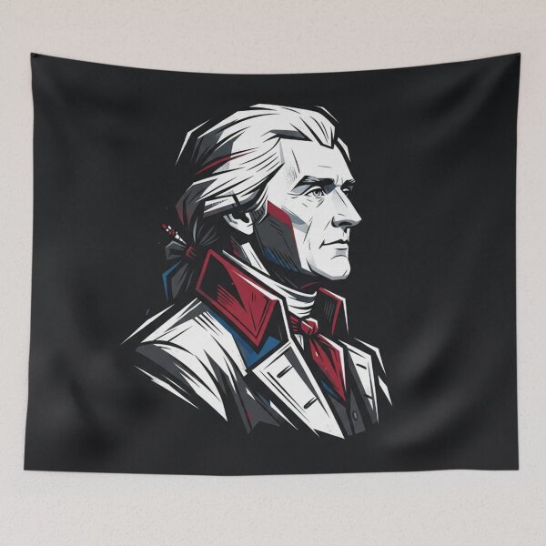 Item preview, George Washington Revolutionary General Portrait Illustration designed and sold by Owcomm.