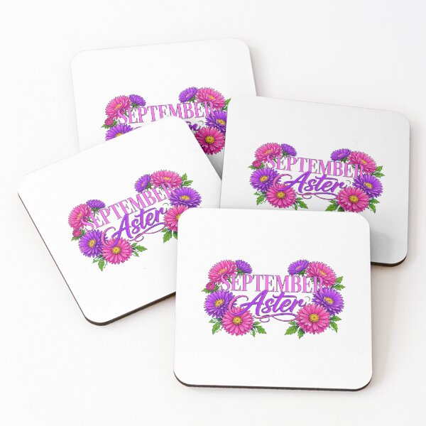 Item preview, September Birth Flower - Colorful Aster Floral - September Birthday Gift designed and sold by Goraty2020.