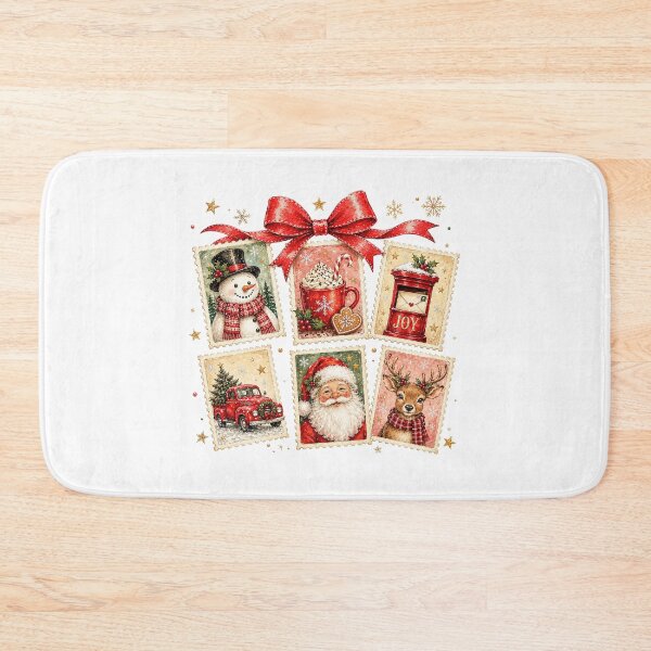 Item preview, Vintage Christmas Postage Stamps Collection designed and sold by DYAFLK.