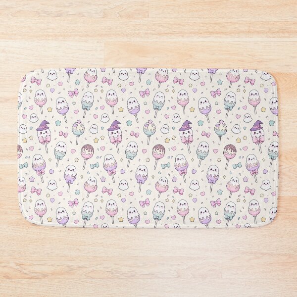 Item preview, Kawaii Ghost Cake Pop Pattern designed and sold by Soft Berry Studio.