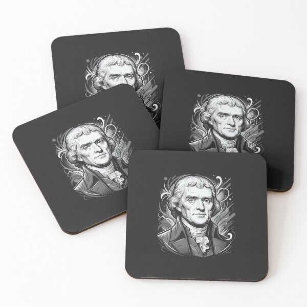 Item preview, Thomas Jefferson Portrait Retro Vintage Graphic Illustration designed and sold by Owcomm.