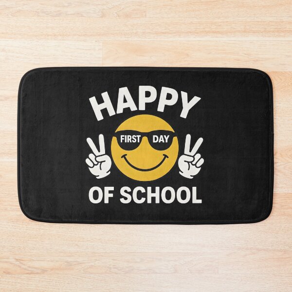 Item preview, Happy First Day of School Smiley Face Kids Classroom  designed and sold by dragonbol023.