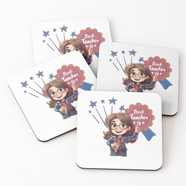 Item preview, Best Teacher Ever Cute Cartoon Teacher Appreciation Gift designed and sold by Esraa-Arts.