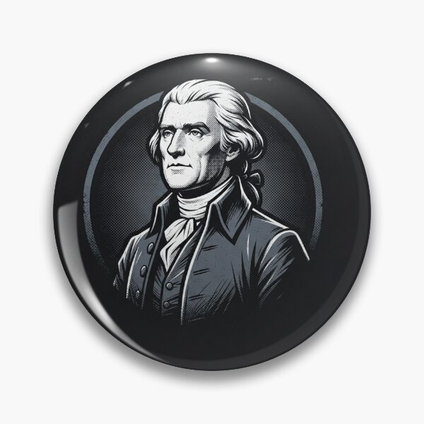 Item preview, Thomas Jefferson Vintage Portrait Silhouette Graphic designed and sold by Owcomm.