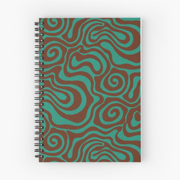 Item preview, Teal & Brown Funky Wave designed and sold by Higher Light.