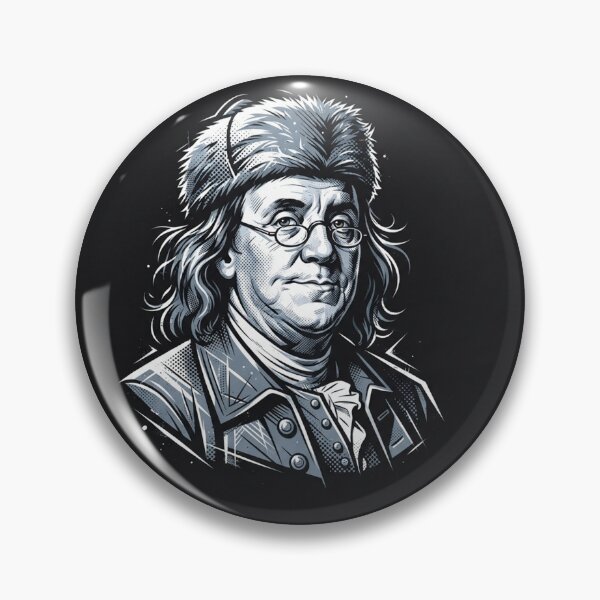 Item preview, Benjamin Franklin historical portrait graphic illustration designed and sold by Owcomm.
