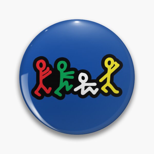 Item preview, Four Stikman in Line designed and sold by Fillthegoat.