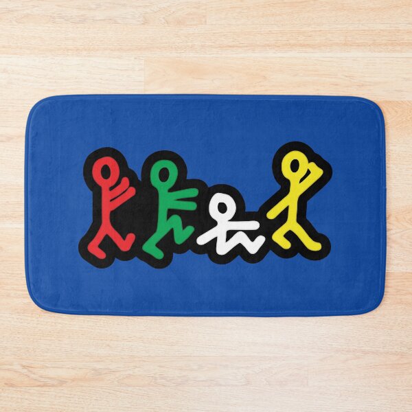 Item preview, Four Stikman in Line designed and sold by Fillthegoat.