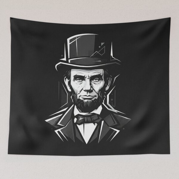 Item preview, Abraham Lincoln Portrait In Top Hat designed and sold by Owcomm.