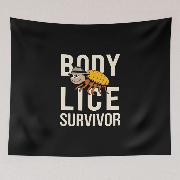 Item preview, Body Lice Survivor – Funny Gift for People with a Dark Sense of Humor designed and sold by SkymarArt.