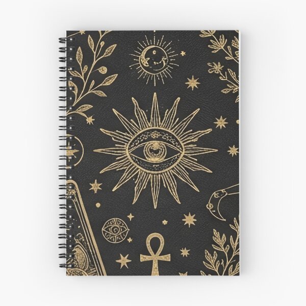Item preview, Mystic Gold Celestial Tarot Card Seamless Pattern designed and sold by SassyArtistry.