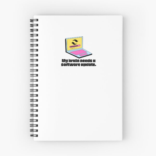 Item preview, My Brain Needs a Software Update designed and sold by jianina-alondra.