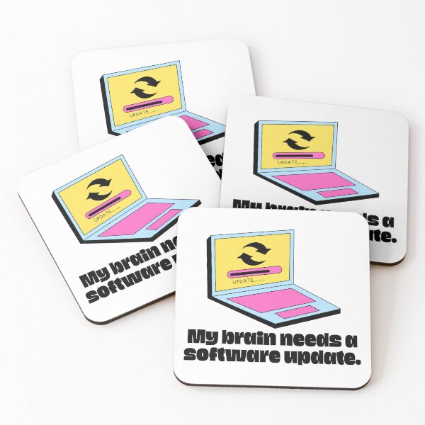 Item preview, My Brain Needs a Software Update designed and sold by jianina-alondra.