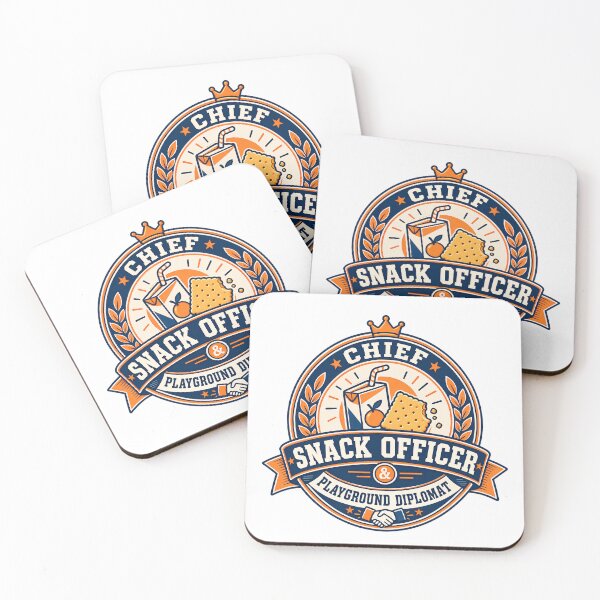 Item preview, Chief Snack Officer & Playground Diplomat - Funny Lunchbox Parent Badge designed and sold by Neurospicy Trolls.