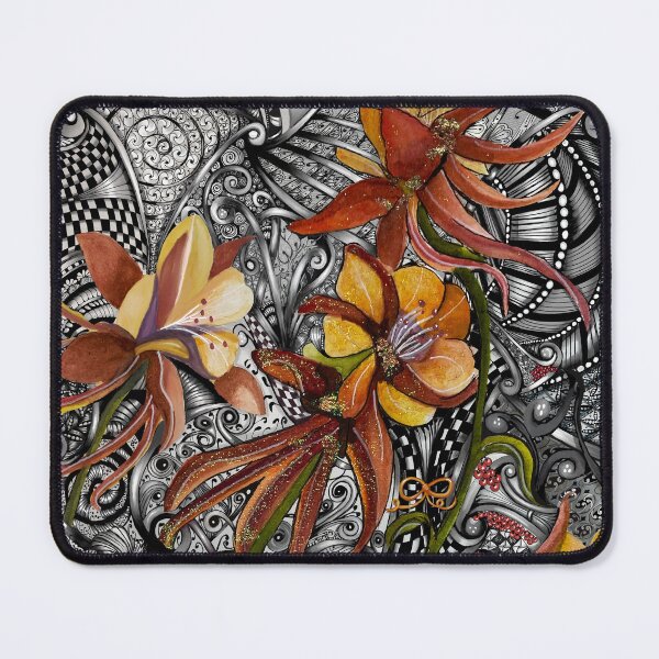 Item preview, Intricate Floral Zentangle – Hand Drawn designed and sold by LorieFossaArt.