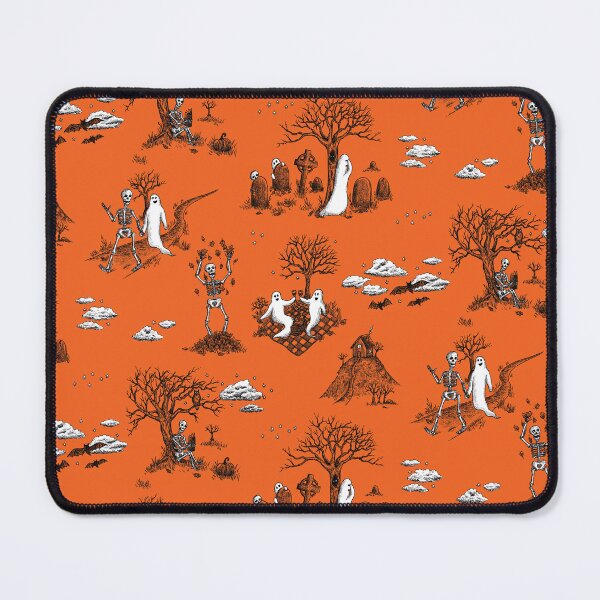 Item preview, Skeletons and ghosts enjoy autumn together designed and sold by Myriam Plante - artiste et auteure.