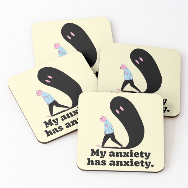 Item preview, My Anxiety Has Anxiety Funny Quote designed and sold by jianina-alondra.