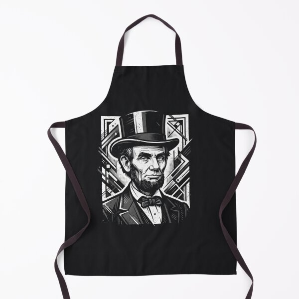 Item preview, Abraham Lincoln Vintage Geometric Portrait illustration designed and sold by Owcomm.