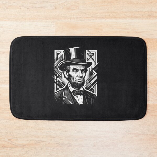Item preview, Abraham Lincoln Vintage Geometric Portrait illustration designed and sold by Owcomm.