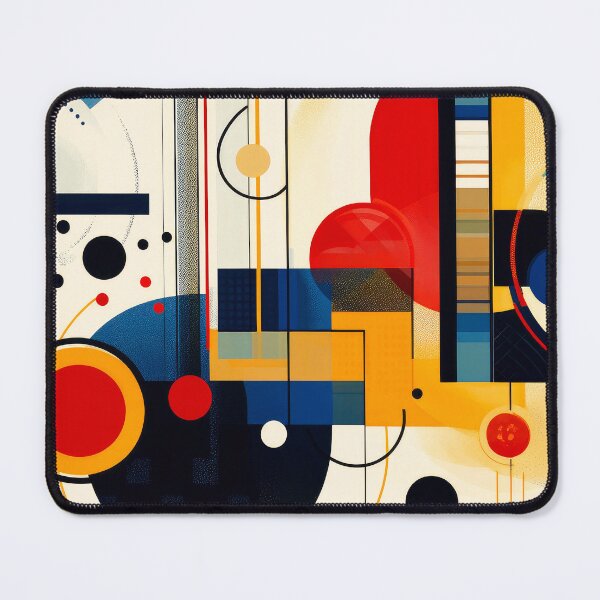 Item preview, Retro Bauhaus Bold Colorful Geometric Abstract designed and sold by DEC02.