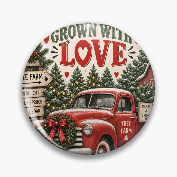 Item preview, Cute Christmas Grown With Love Tree Farm Holiday Cozy designed and sold by Nordo Studio.