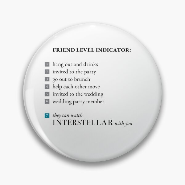 Item preview, Interstellar Friend Level Indicator designed and sold by widdart.