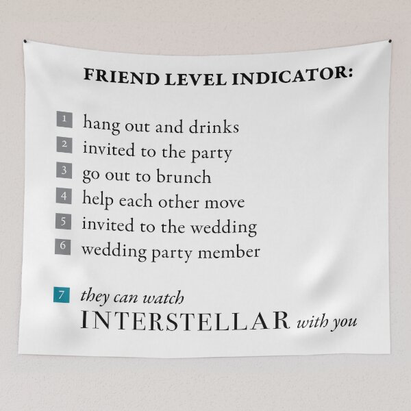 Item preview, Interstellar Friend Level Indicator designed and sold by widdart.