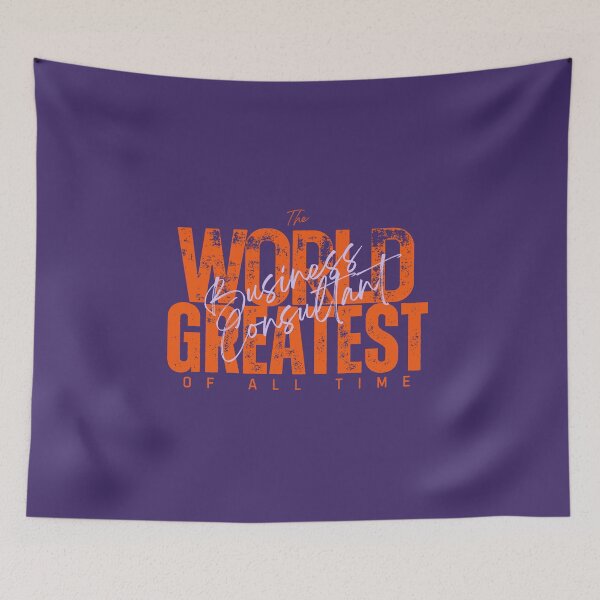 Item preview, World Greatest Business Consultant - Coworker Gift For Student - Cute Purple designed and sold by Doiemacreations.