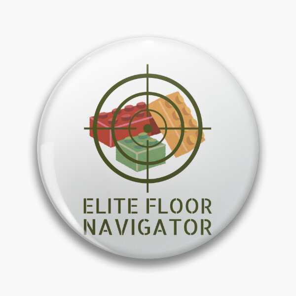 Item preview, Elite Floor Navigator - Funny Lego Parent Survival designed and sold by Neurospicy Trolls.