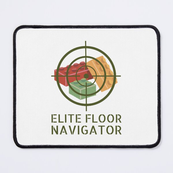 Item preview, Elite Floor Navigator - Funny Lego Parent Survival designed and sold by Neurospicy Trolls.