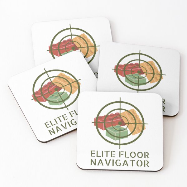 Item preview, Elite Floor Navigator - Funny Lego Parent Survival designed and sold by Neurospicy Trolls.