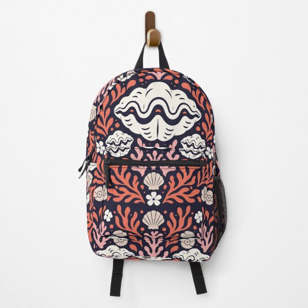 Item preview, Giant Clam & Coral – Polynesian Tifaifai Inspired Pattern designed and sold by Tahitifaifai.