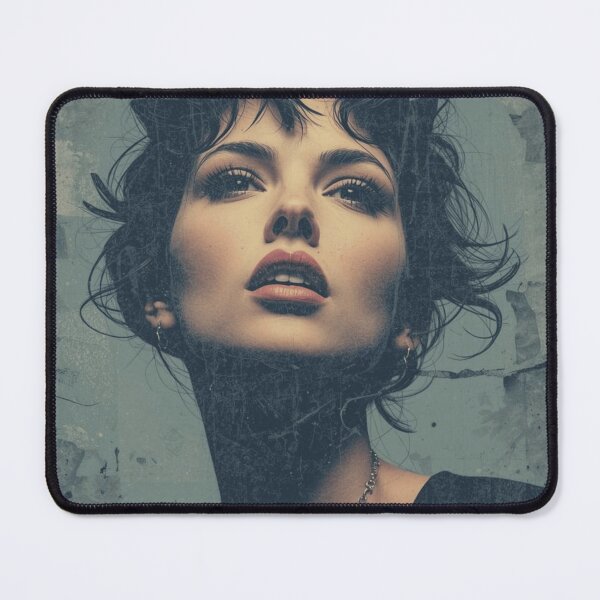 Item preview, Vintage Grunge Alternative Goth Girl Portrait Graphic designed and sold by ERODED SELF.