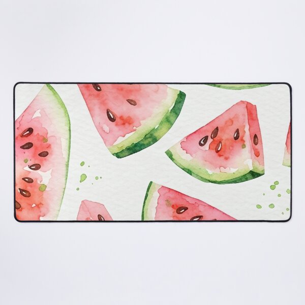 Item preview, Fresh Watercolor Watermelon Slice Seamless Pattern designed and sold by SassyArtistry.