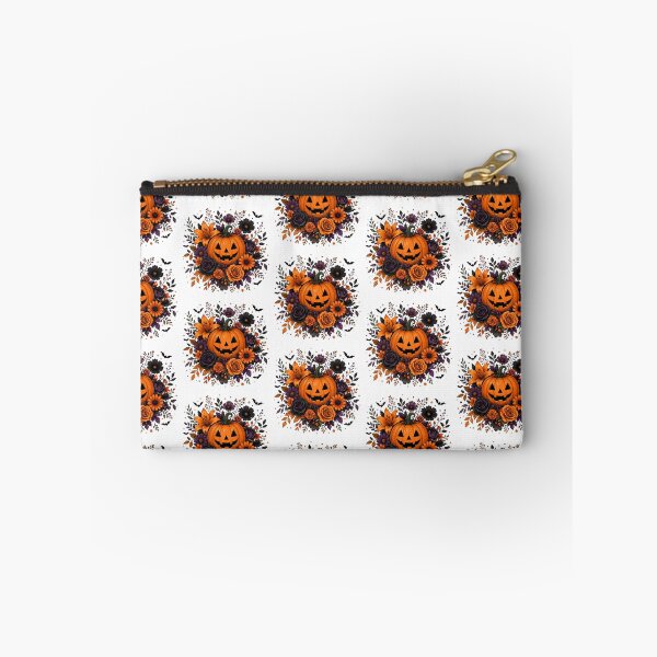 Item preview, Autumnal Halloween floral pumpkin design designed and sold by KLflorals.