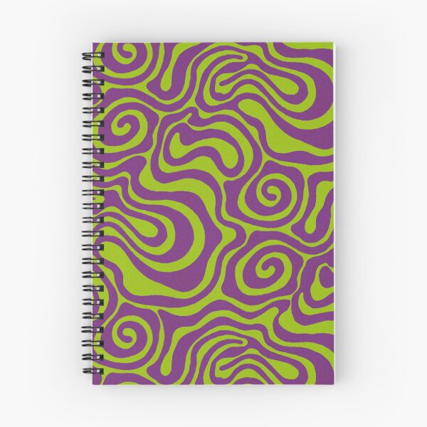 Item preview, Purple & Green Funky Wave  designed and sold by Higher Light.