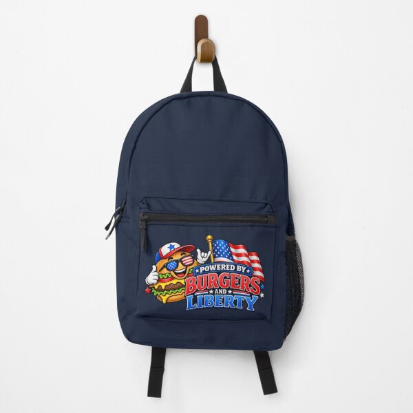 Item preview, Powered by Burgers and Liberty – Patriotic Burger designed and sold by HO•Designs.