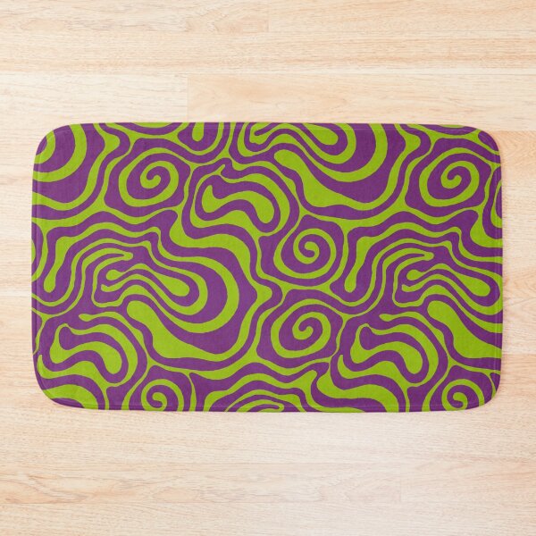 Item preview, Purple & Green Funky Wave  designed and sold by Higher Light.