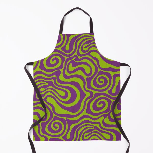 Item preview, Purple & Green Funky Wave designed and sold by Higher Light.