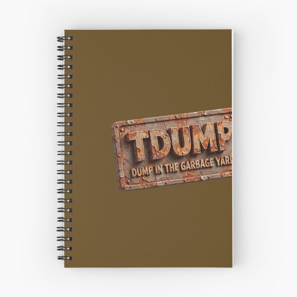 Item preview, TDUMP - Dump in the Garbage Yard | 3D Rusty Metal Sign Label designed and sold by PaintMeWorld.