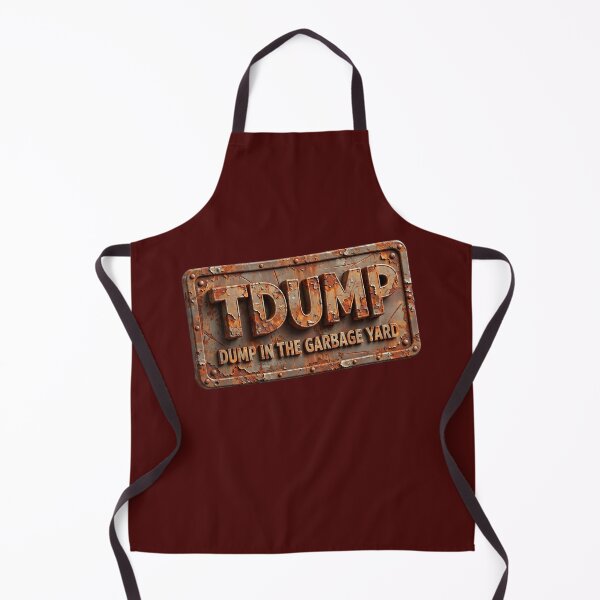 Item preview, TDUMP - Dump in the Garbage Yard | 3D Rusty Metal Sign Label designed and sold by PaintMeWorld.