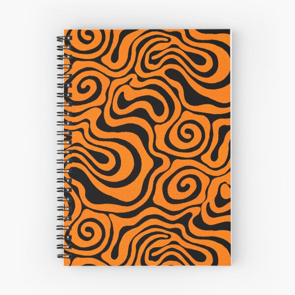 Item preview, Orange & Black Funky Wave  designed and sold by Higher Light.