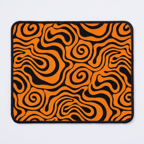 Item preview, Orange & Black Funky Wave  designed and sold by Higher Light.