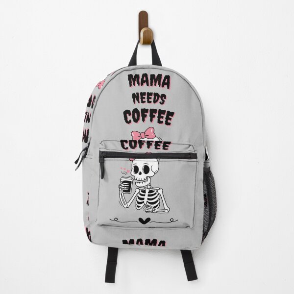 Item preview, Mom Life Needs Coffee – Cute Pink Skeleton Mom Design designed and sold by ericaeureka.