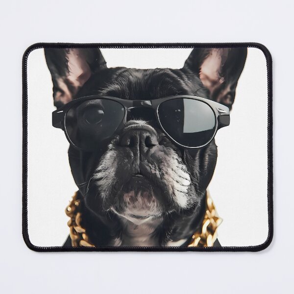 Item preview, Cool French Bulldog Wearing Sunglasses Gold Chain designed and sold by Holub Art Studio & design.